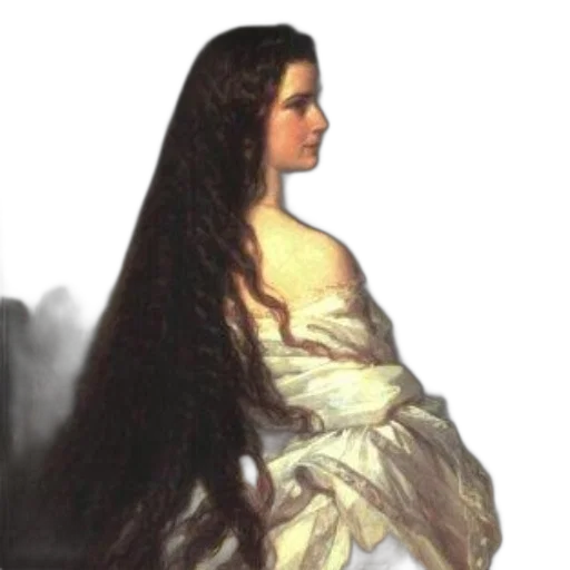 hair, dress, staff, crown transparent PNG cut-out