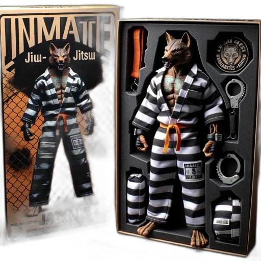 concept art, anthropomorphic, wolf, action transparent PNG cut-out