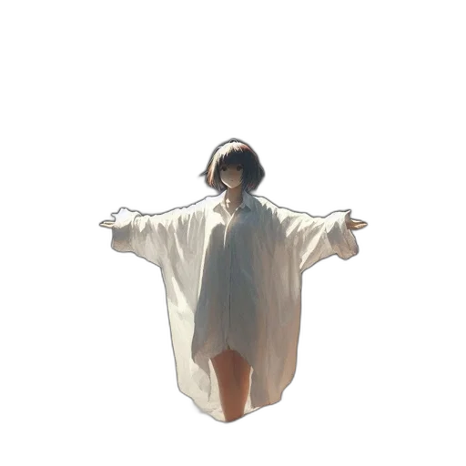 dress, jacket, creature, robot transparent PNG cut-out