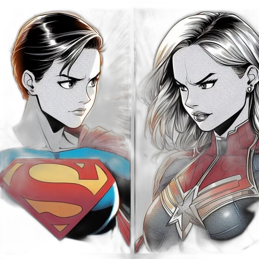 comic book art, concept art, cartoon, fantasy art transparent PNG cut-out