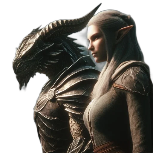 dragon, fantasy art, concept art, magical transparent PNG cut-out