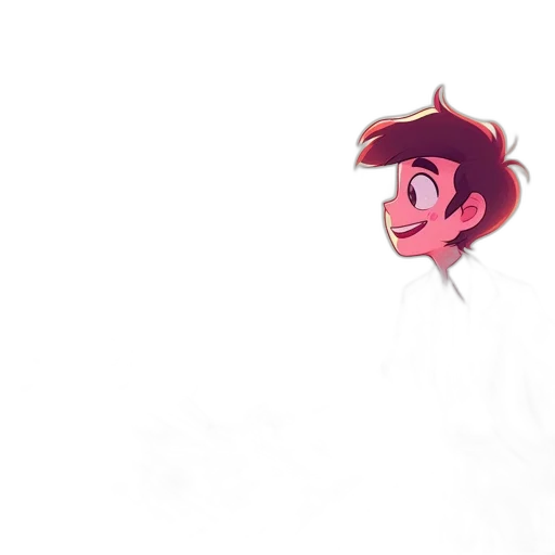 crown, hair, staff, creature transparent PNG cut-out