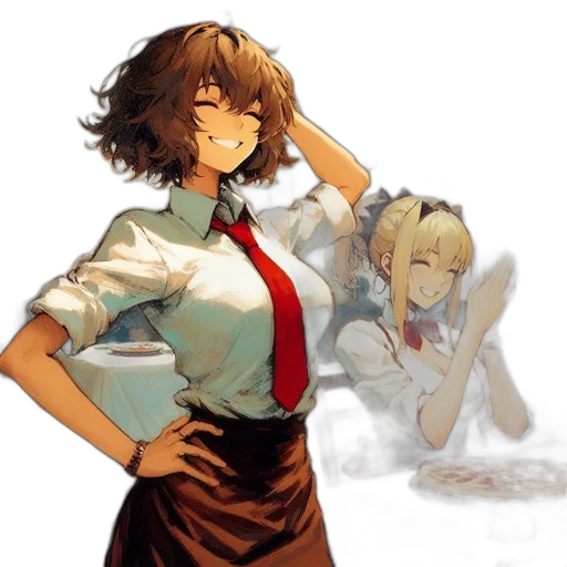 staff, dress, jacket, weapon transparent PNG cut-out