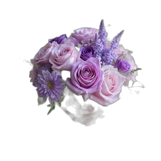 flower, crown, jewelry, 3d render transparent PNG cut-out