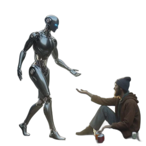 robot, creature, animal, concept art transparent PNG cut-out