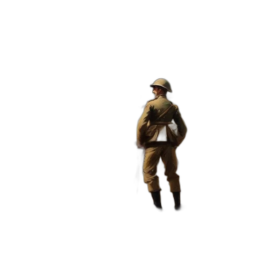 staff, hat, jacket, weapon transparent PNG cut-out