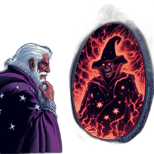 mask, concept art, comic book art, fantasy art transparent PNG cut-out