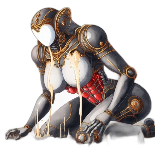 robot, jewelry, weapon, creature transparent PNG cut-out