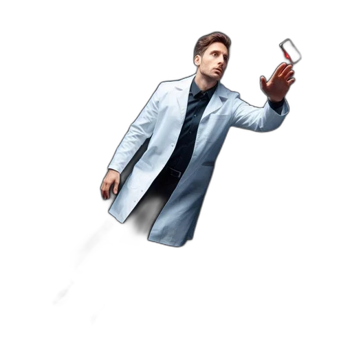 staff, jacket, weapon, bottle transparent PNG cut-out