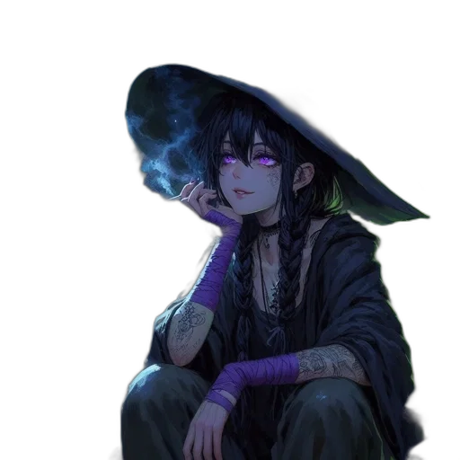 hat, staff, mask, umbrella transparent PNG cut-out