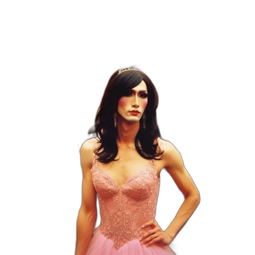 dress, 3d render, concept art, photorealistic transparent PNG cut-out