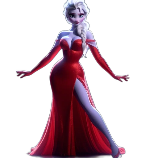 dress, concept art, 3d render, fantasy art transparent PNG cut-out