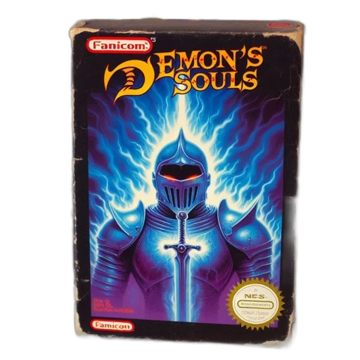 game, box, demon, souls transparent PNG cut-out