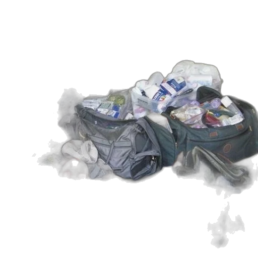 shoes, jacket, bottle, mask transparent PNG cut-out