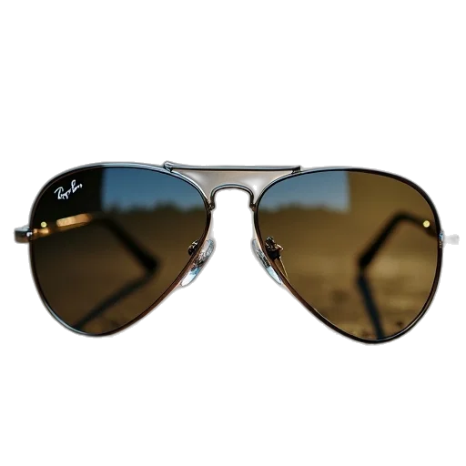 3d render, aviator, glasses, ray transparent PNG cut-out