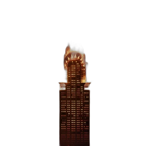 building, bottle, crown, robot transparent PNG cut-out