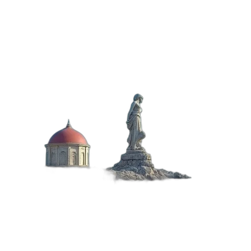 building, hat, crown, staff transparent PNG cut-out