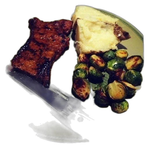 food, photorealistic, pixel art, plate transparent PNG cut-out