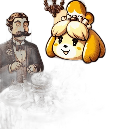 staff, animal, concept art, pixel art transparent PNG cut-out
