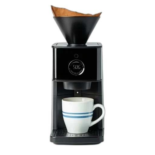 3d render, modern, coffee, maker transparent PNG cut-out
