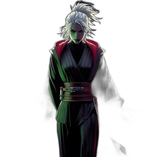 staff, jacket, mask, dragon transparent PNG cut-out