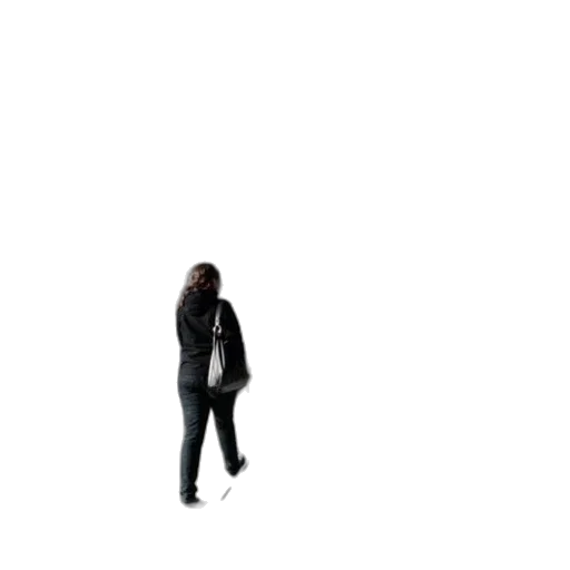 jacket, staff, hair, robot transparent PNG cut-out