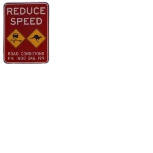 red, sign, side, dirt transparent PNG cut-out