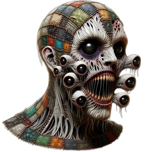 mask, face, creature, robot transparent PNG cut-out
