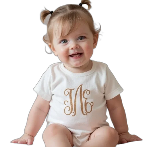 baby, kids, monogrammed, oneshirt transparent PNG cut-out