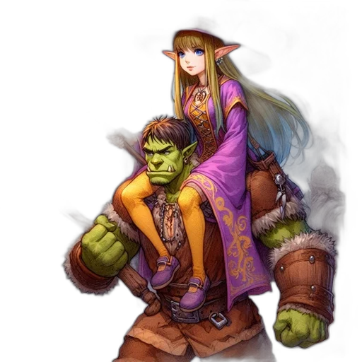 staff, fantasy art, concept art, comic book art transparent PNG cut-out