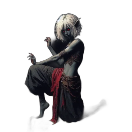 staff, mask, dress, creature transparent PNG cut-out