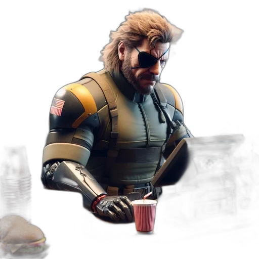 concept art, cyberpunk, 3d render, fantasy art transparent PNG cut-out
