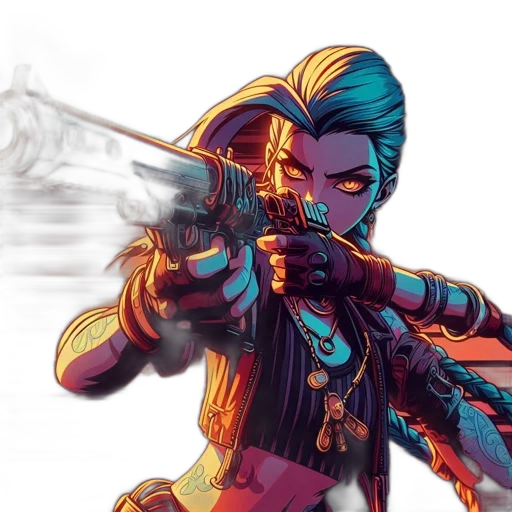 weapon, concept art, comic book art, cyberpunk transparent PNG cut-out