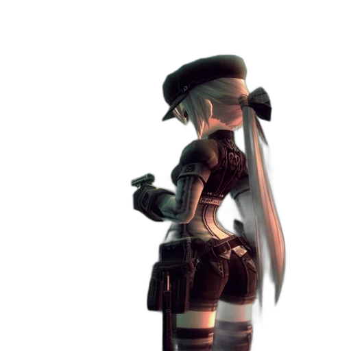 weapon, robot, staff, dress transparent PNG cut-out