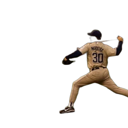 baseball, player, number, his transparent PNG cut-out