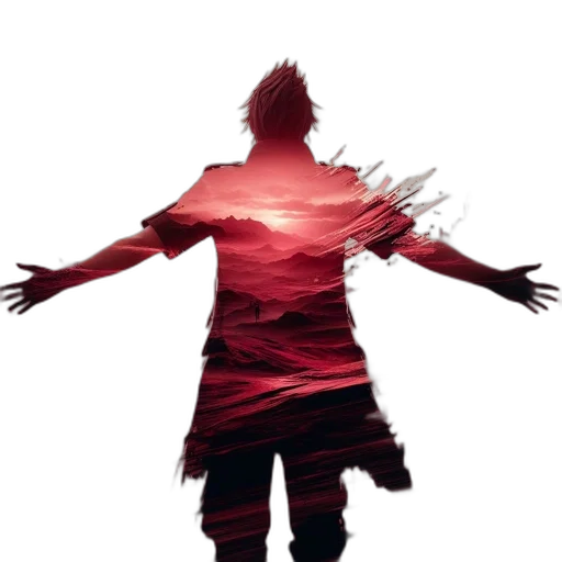jacket, concept art, 3d render, pixel art transparent PNG cut-out