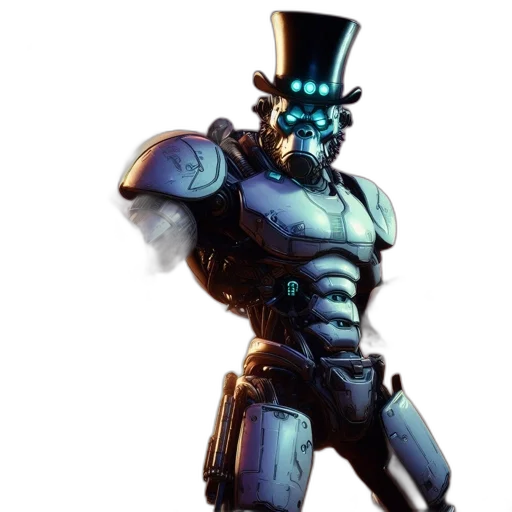 robot, staff, weapon, concept art transparent PNG cut-out