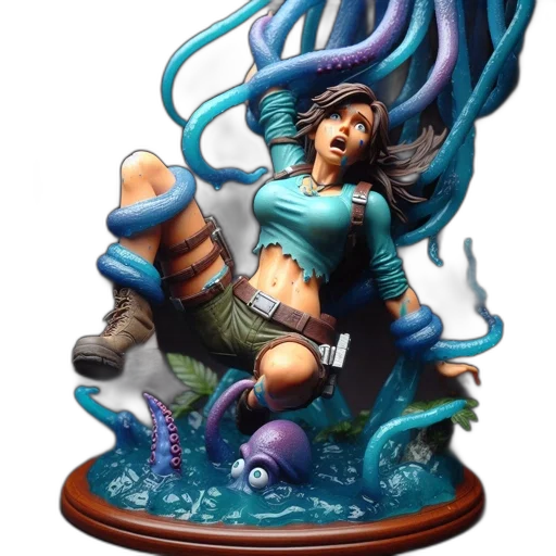 concept art, fantasy art, comic book art, 3d render transparent PNG cut-out