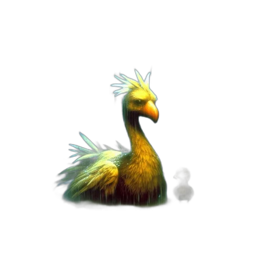 dragon, animal, creature, staff transparent PNG cut-out