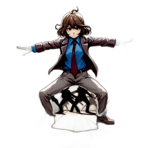 jacket, concept art, pixel art, cartoon transparent PNG cut-out