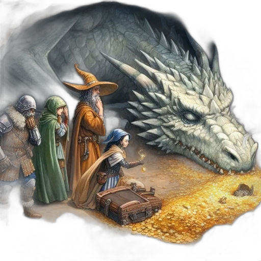 dragon, fantasy art, concept art, pixel art transparent PNG cut-out