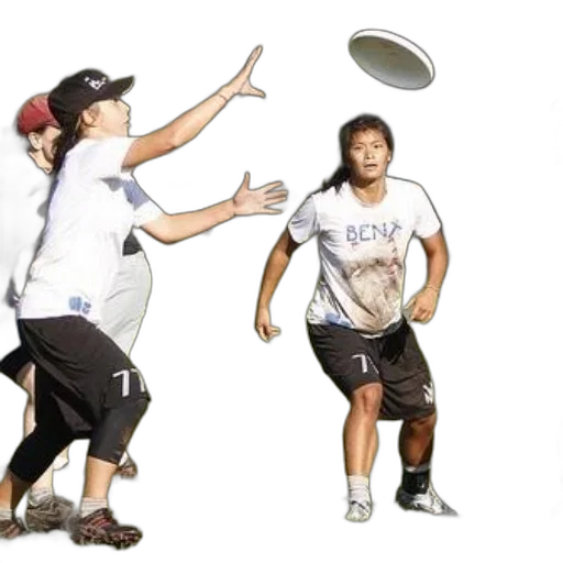 group, women, playing, ultimate transparent PNG cut-out