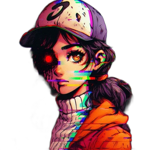 face, jacket, hat, mask transparent PNG cut-out