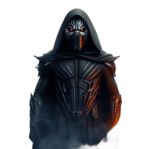 mask, creature, jacket, face transparent PNG cut-out
