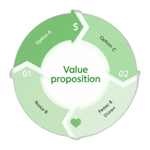 green, circular, infographic, white transparent PNG cut-out
