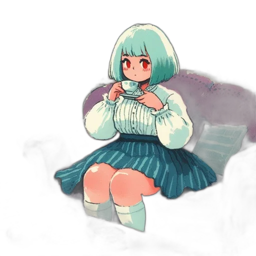 dress, creature, jacket, robot transparent PNG cut-out