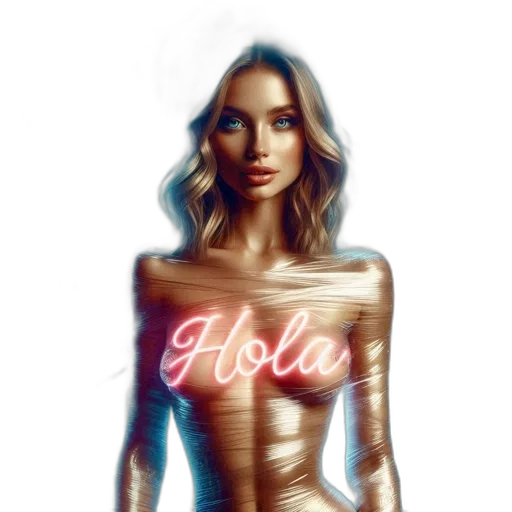 dress, jewelry, robot, fantasy art transparent PNG cut-out