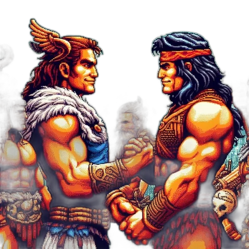 fantasy art, concept art, comic book art, pixel art transparent PNG cut-out