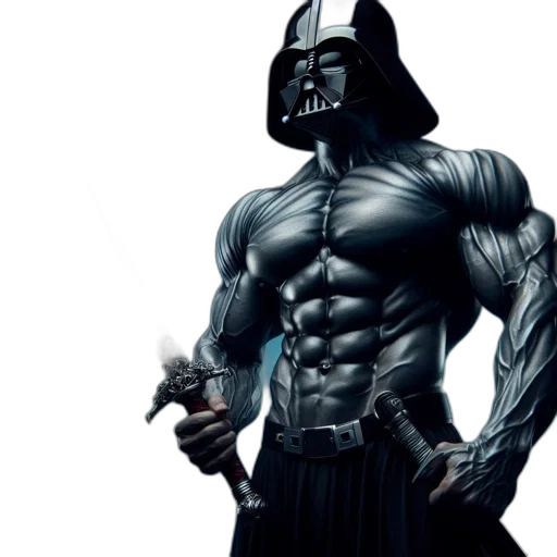 comic book art, concept art, photorealistic, imposing transparent PNG cut-out