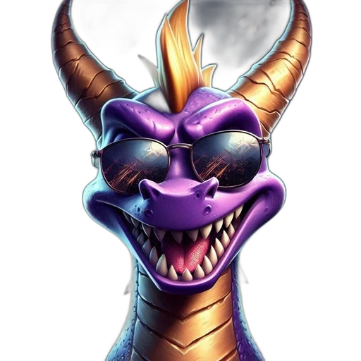 dragon, staff, crown, mask transparent PNG cut-out